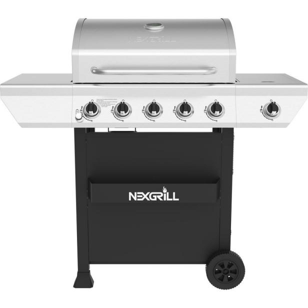 5-Burner Propane Gas Grill in Stainless Steel