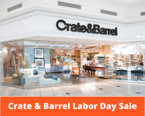 Crate & Barrel Labor Day Sale