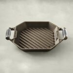 FINEX Seasoned Cast Iron Double-Handled Grill Pan