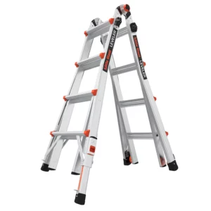 Little Giant Ladders Leveler M17 with Leg Levelers Aluminum 18-ft Reach Type