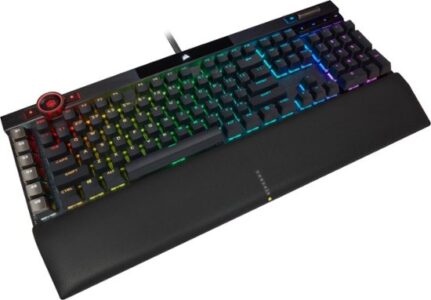CORSAIR - K100 RGB Full-size Wired Mechanical OPX Linear Switch Gaming Keyboard
